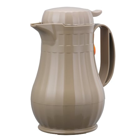 Service Ideas EcoServ Server, BPA-free Plastic, 20 oz, Latte Brown ECO6LA